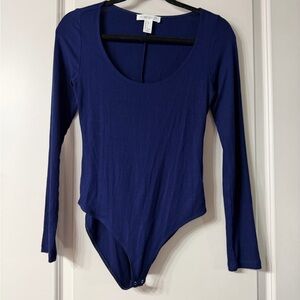 Forever 21 Navy Ribbed Top